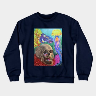 Underwater skull magic Crewneck Sweatshirt